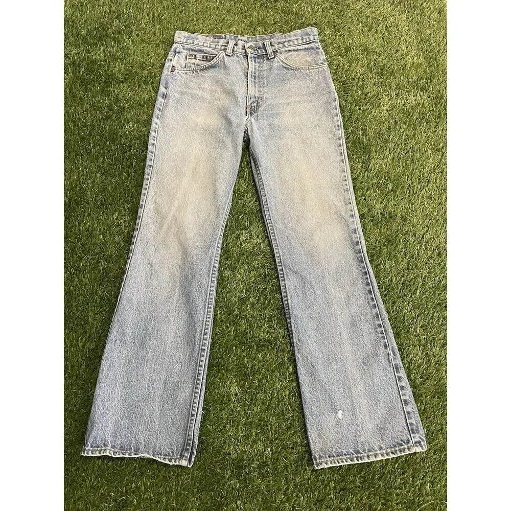 Vintage 1980s Levi's 517 Orange Tab Bootcut Jeans - Made in USA - Tag 31x31